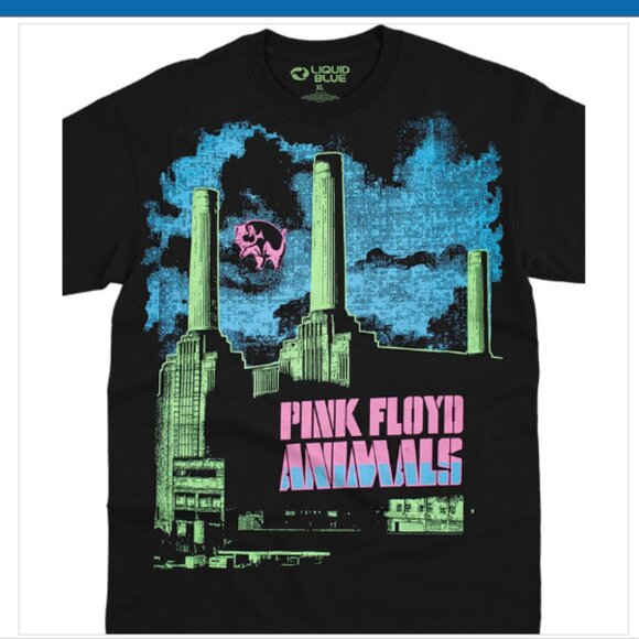Pink Floyd Animals - 2X Liquid Blue T Shirt Concert Shirt  NEW  Box Lb2 - Picture 1 of 4
